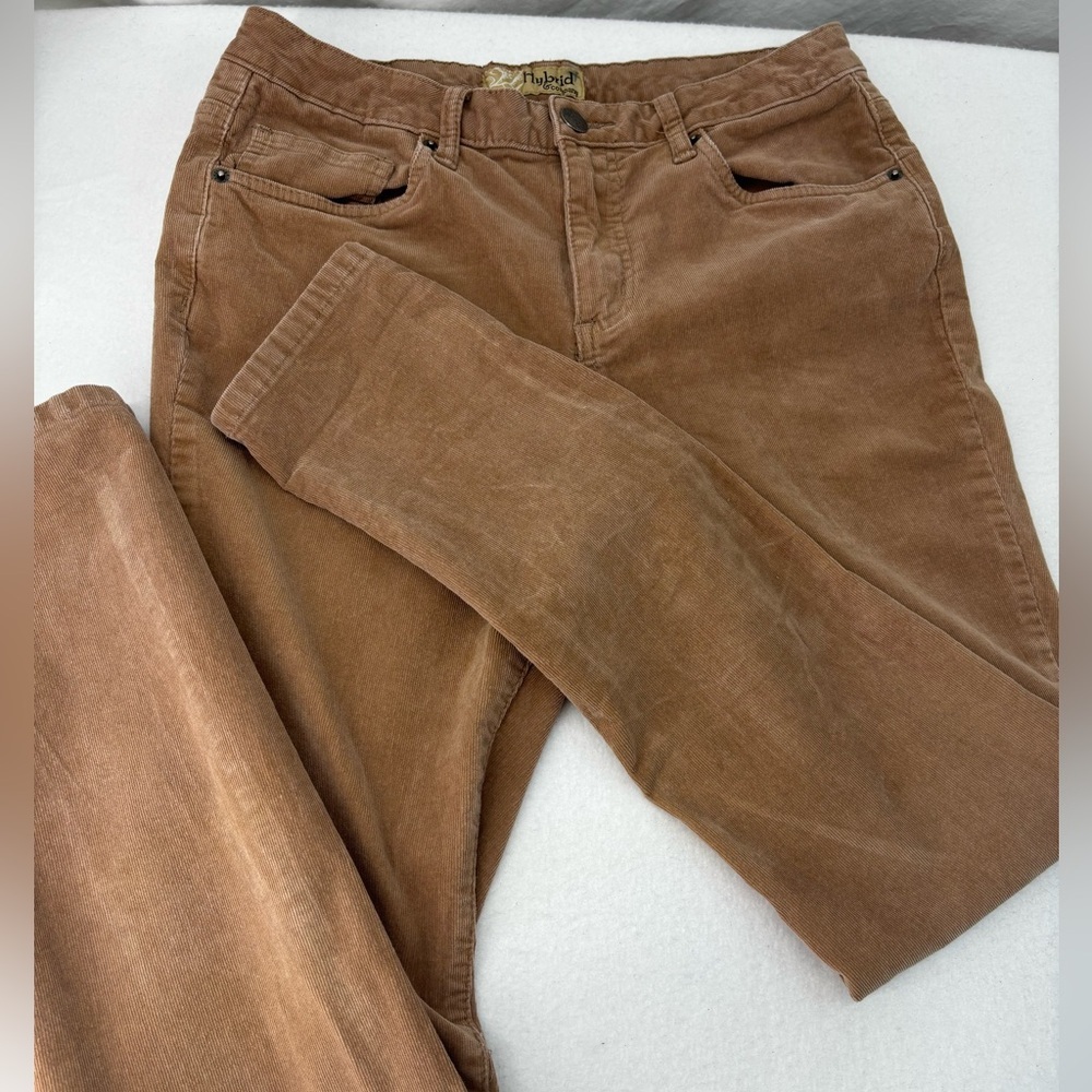 Hybrid & Company Brown Corduroy Pants Women’s 9